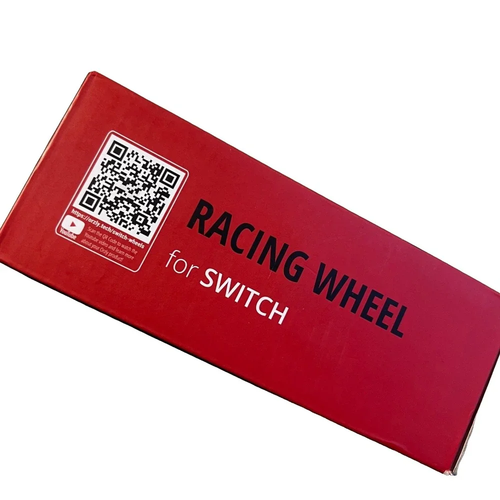 ORZLY Racing Steering Wheel Twin Pack Blue & Red For NINTENDO SWITCH NEW IN BOX!